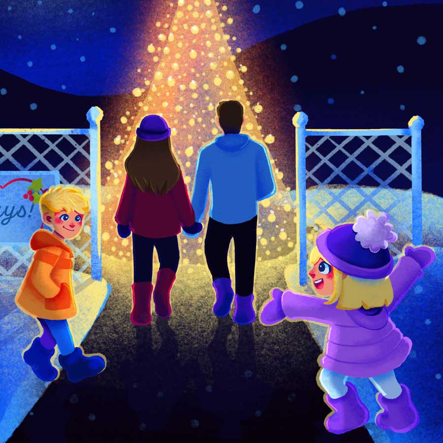 Illustration of family